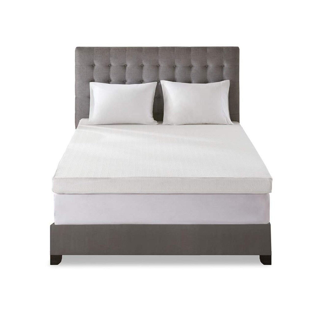 Sleep Philosophy Flexapedic 4-inch Memory Foam Mattress Topper Twin